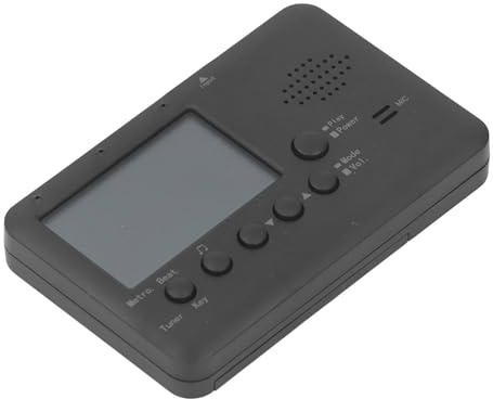 Yctze Stimmgerät für Blasinstrumente, Hochempfindliches Elektronisches Stimmgerät, Tragbares Metronom- mit On-Design, Ideal für Saxophon, Flöte und Klarinette