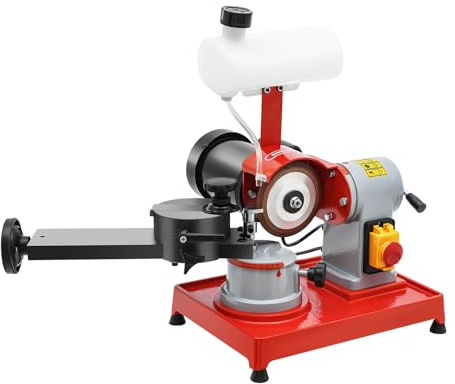Sägekettenschärfgerät, Kettensäge Schärfen, Sägeblatt Schärfmaschine für Werkstatt und Sägeblattreparatur, Guss Kunststoff Gummi Kupfer for Hartmetall-Sägeblätter