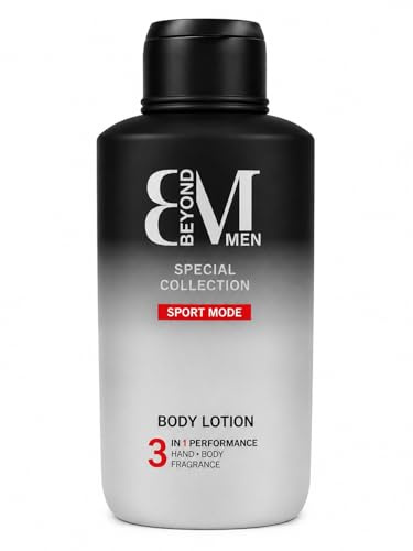 Beyond Men Sport Mode 3 in 1 Bodylotion, 500 ml | 3 in 1 für Hände, Körper und Duft nach dem Sport; mit Glycerin, Panthenol und Allantoin; vegan