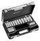 Coffret douilles 1/2 longues 6 pans métriques FACOM - 16 pièces - S.405AE, Argent