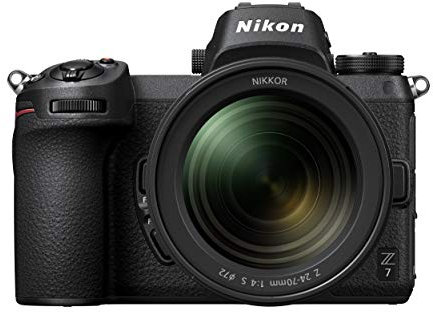 Nikon Hybride Z7 avec Objectif Z 24-70 mm f/4 S + bague d'adaptation FTZ pour monture Hybride Z / Reflex Monture F