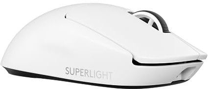 Logitech G PRO X SUPERLIGHT 2 LIGHTSPEED Kabellose Gaming-Maus, West Europa Verpackung, Lightweight, 60g, 8K-Abrufrate, 44K DPI, 5 programmierbare Tasten, USB-C, PC & Mac - Weiß