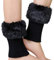 Beinwärmer Damen Kurze Stulpen Socken Winter Warme Stiefel Abdeckung Boot Cover Kunstfell Beinstulpen Strick Legwarmers Einfarbige Stiefelstulpen Gestrickte Stiefelsocken Frauen Bekleidungszubehör