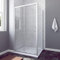 AQUABATOS® Eckeinstieg Duschkabine Eckdusche 100x90 cm | 100 cm Nischenschiebetür Duschabtrennung Duschtür Nischentür Schiebetür Duschwand Glas Dusche mit 90 cm Seitenwand Höhe 185 cm