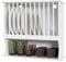 SoBuy KCR04-W, Wall Mounted Kitchen Plate Cup Rack Kitchen Wall Storage Rack Shelf