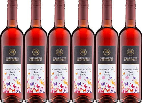 Weinkontor Edenkoben (Edenkoben) Sommer Cuvée rosé feinfruchtig Halbtrocken (6 x 0.75 l)