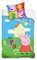 Carbotex Bettwäsche-Set PP213001 Schweinchen Peppa 135x200 cm, 2-teilig, Mehrfarbig, Cartoon, Unisex, Ganzjährig, Reißverschluss, 100% Baumwolle, 1 Stück