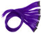 CAISHA 60 cm Coloré Mèche Mèches Extension à Clip Extension De Cheveux Cheveux Raides Longs Postiche Violet BST107