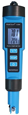 PeakTech 5306 – 3 in 1 PH-Meter in Stiftform für PH/EC/TEMP
