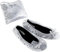 Varsany Foldable Sequin Silver Pumps - Ballet Dance Ladies After Party Shoes with Foldable Bag - Women's Flat Shoes