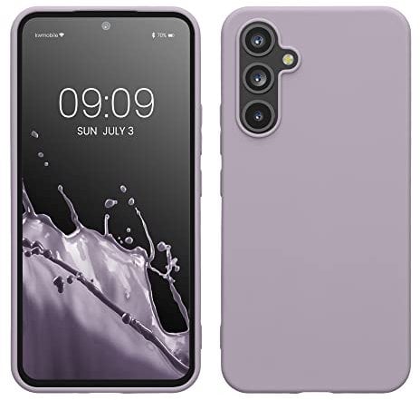 kwmobile Custodia Compatibile con Samsung Galaxy A54 5G Cover - Back Case per Smartphone in Silicone TPU - Protezione Gommata - lavanda