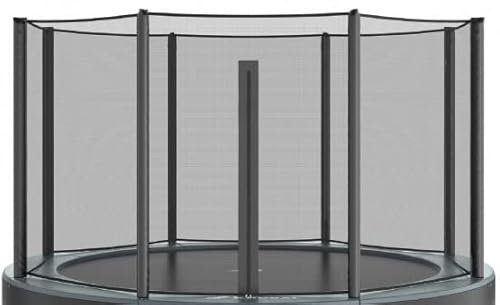 Akrobat Trampoline Veiligheidsnet - Geschikt voor Primus en Orbit - 430 cm - Rond - Set Volledig - Zwart