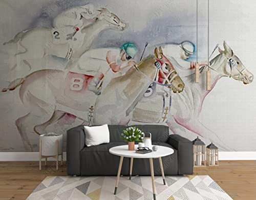 Photo Wallpaper 3D Hand-Painted Racetrack Children's Room Non-Woven Mural Wall Decor Size Custom