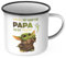 Das MIMIMI stark in dir ist auf den Sack gehen Emaille-Tasse Tasse Sprüchetasse Spaßtasse Geschenkidee Geschenketasse Kindertasse Kindergeschenk (weiß Emaille) (Papas Tasse)