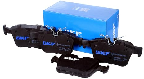 SKF Scheibenbremse Bremsbelag VKBP 90142-4er Set - Position Hinterachse Höhe 77mm Länge 154mm Breite 83mm Dicke 16mm - OE Qualität