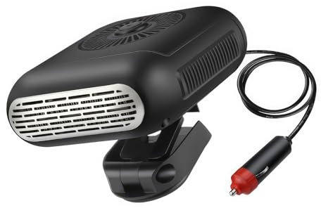 Riloer Portable Car Heater,12V 120W / 24V 200W Heater for Car,Car Defroster Fan Electric Heater Fast Heating & Cooling