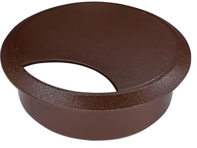 cyclingcolors 1x pasacables 70mm plástico Tapa Redondo Escritorio Mesa Mueble (marrón Oscuro)