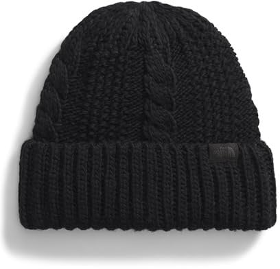 The North Face Damen Oh Mega Beanie-Mütze, TNF Black/TNF Black, One Size