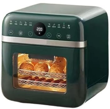 Food essentials and family helpers Smart Air Fryer Oil Free Electric Fryer Air Skillet Large Capacity Oven Skillet Free Transparent Vision Multi-functional Baking 13L Smart assistant Enjoy life (Colo