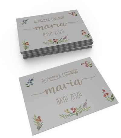 Aiman GZ - 10 Imanes Rectangulares Personalizados con Foto 7,5x5,5 cm - Acabado Básico | Imán Nevera Publicitario | Regalo Original Bautizo, Boda, Comunión - 0,5mm Grosor