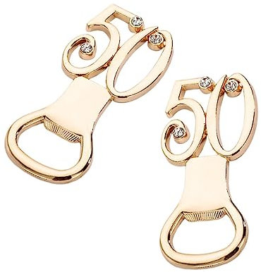 FUNOMOCYA Set Di 50 Apribottiglie Manuali Con Numeri Apribottiglie Per Vino E Birra Bomboniera Dal Design Unico Per Matrimoni Compleanni E Celebrazioni