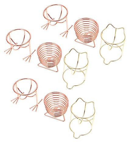 POPETPOP 9pcs Iron Pineapple Stand Air Plant Holders Racks for Indoor Plants Convenient Display Flower Pot Stand