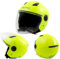 Motorradhelm Motorrad Roller Jet Langes Visier ECE 22 Flourescent XXL