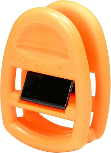 5 Stück CLIPSO Sockenklammern für Waschmaschine und Trockner - Sockenhalter in Orange