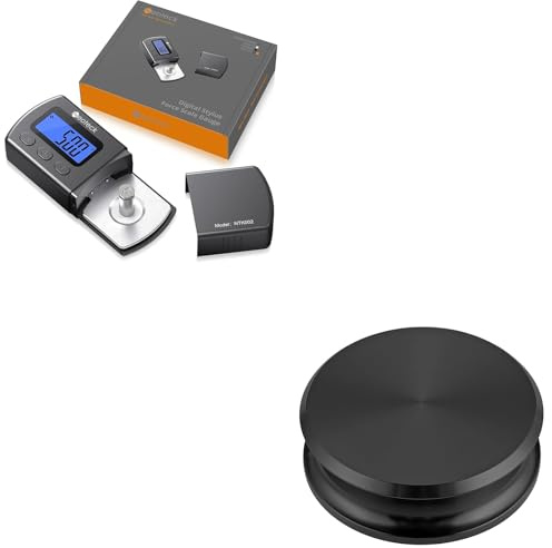 Neoteck Digital Turntable Stylus Force Scale Gauge + Record Weight Stabilizer