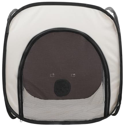 Haustier-Trockenbox, Tragbar, Faltbar, Schnell Trocknend, Haustier-Haartrockner, Fellpflege, Haustrockner, Käfigraum für Katzen und Hunde (Transparent)