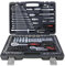 216-Piece 1/4&1/2 Professional Drive Socket Set with Bits Set, 72 Teeth Quick Release Ratchet Socket Wrench Set, Mechanics Tool Set and Socket Set, Tool for Car Bicycle Repair&DIY