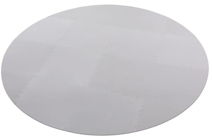 Eva Tapis de bain à remous 196 cm, sous-couche antidérapante, tapis de protection de sol, tapis de piscine extérieure, isolation de la piscine extérieure (gris)
