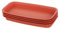 TOYANDONA 4Pièces Plateaux Rectangulaires Plastique pour Plantes Soucoupes Antidébordement pour Pots de Fleurs Bac de Collecte de Drainage pour Intérieur Extérieur