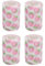 ANKROYU Tierarztverpackung Verband Selbstklebender elastischer Nicht -Eco -Friendly -Vet Tape Wrap für Tiere 7,5 Zentimeter Breite 4pcs Zufallsmuster und Farbe
