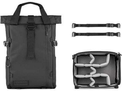 WANDRD All New PRVKE 31L V4: Camera Backpack and Photography Bundle - Weatherproof Travel and Photography Backpack, Bundle Includes 31L Bag, Camera Cube, and Accessory Straps