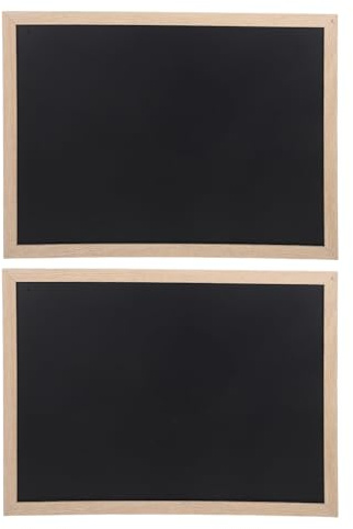 DIYEAH 2 Tischkreidetafeln: Kleine Kreidetafel (40 x 30 cm) für Menü- und Nachrichtenanzeigen in Cafés und Buffets.