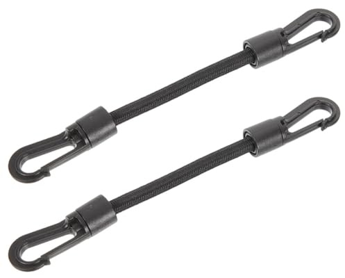 Kisangel 2pcs Elastic Buckle Strap with Hooks Multi-function Kayak Tie down Straps for Outdoor Camping and Water Sports Accessories
