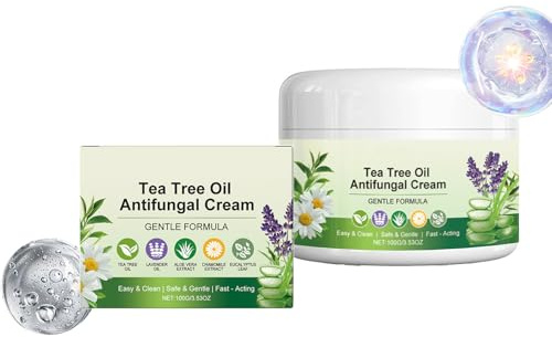 2 PCS Tea Tree Oil Fungal Cream - Antifungal Cream for Women & Men