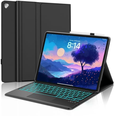 WINCHKING Hülle mit Tastatur für iPad Pro 12,9 Zoll 2015/2017 (1./2. Gen)