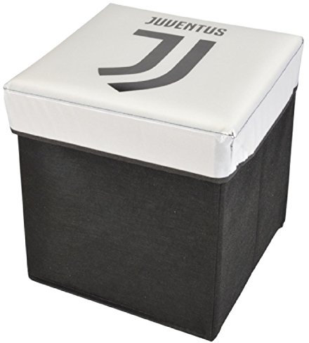 JUVENTUS 3500 100 2131 Sitzsack, Polyester, Weiß/Schwarz, 31 x 31 x 4 cm