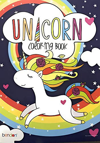 Unbekannt Bendon Unicorn Malbuch (für alle Altersgruppen, 48 magische Seiten zum Ausmalen)