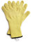 QEARSAFETY 1 Paar lange/kurze Handgelenk-Schutzhandschuhe aus Aramid-Garn, hitzebeständig, hält brennende heiße Gerichte/Ofen/heiße Formen, hitzebeständige Arbeitshandschuhe (groß, langes Handgelenk)
