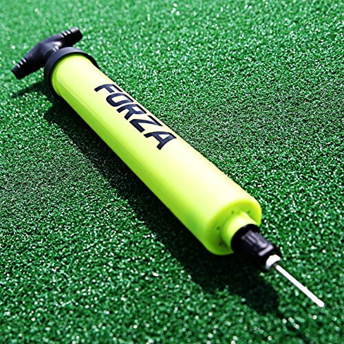 FORZA Pump That Ball™ - eine Ballpumpe mit doppelter Handlung & Sportsball einschließlich Fußball, Rugbyball, Netzball, Basketball & Volleyball (Pumpe nur)