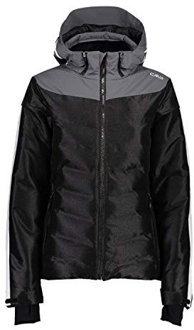 CMP Damen Skijacke Woman Jacket Zip Hood 39W1636 Nero 34