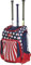 Rawlings Legion-USA Baseball-Rucksack, rot/weiß/blau, high School/College