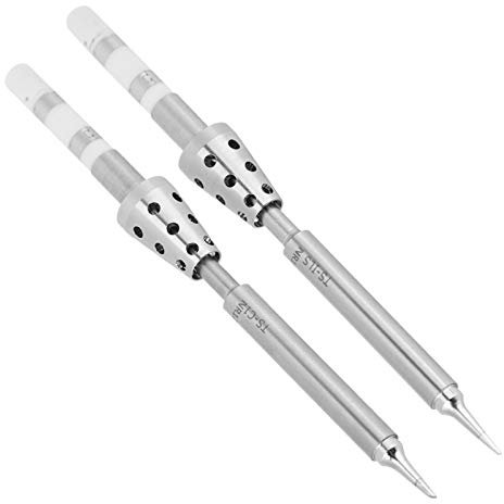 Elektrische Lötkolbenspitze, Mini-Stift-Lötkolbenspitzen aus Edelstahl Ersatz für TS100-Lötkolben(T1-C + TS-ILS)
