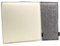 Luxflair Eckiges Filz Wende-Sitzkissen 4er Set in Graumeliert/cremeweiß. Waschbare Sitzauflage mit Füllung für Stuhl und Bank, Outdoor-beständig. Edles Sitzpolster ca. 35x35cm groß