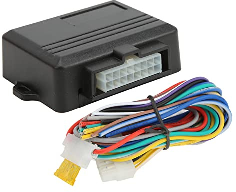 KIMISS Power Window Control Unit, Auto Power Window Closer Roll Up Module 12V Universal ABS Black Heat Resistant for 4 Door Cars