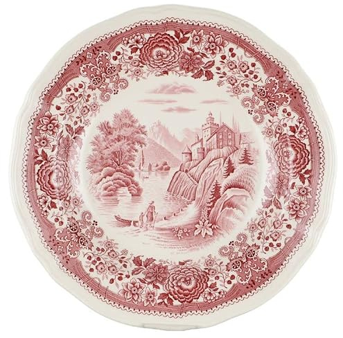 Villeroy & Boch Suppenteller neues Modell Burgenland rot