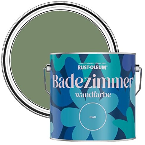 Rust-Oleum Green Water-Resistant Bathroom Wall & Ceiling Paint - All Green 2.5L